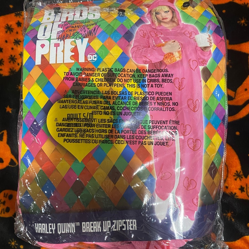BIRDS OF PREY ONESIE!! Harley Quinn ♠️♦️♠️